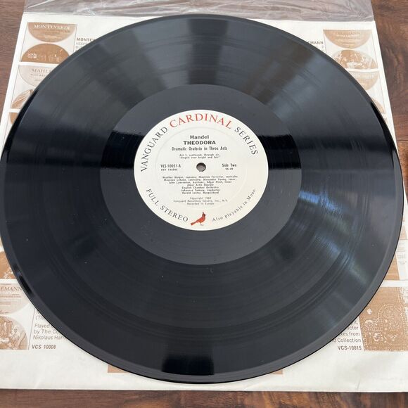 Handel Theodora Dramatic Oratorio 3xLP Box Set Vanguard VCS-10050/1/2 1969 - Picture 6 of 11